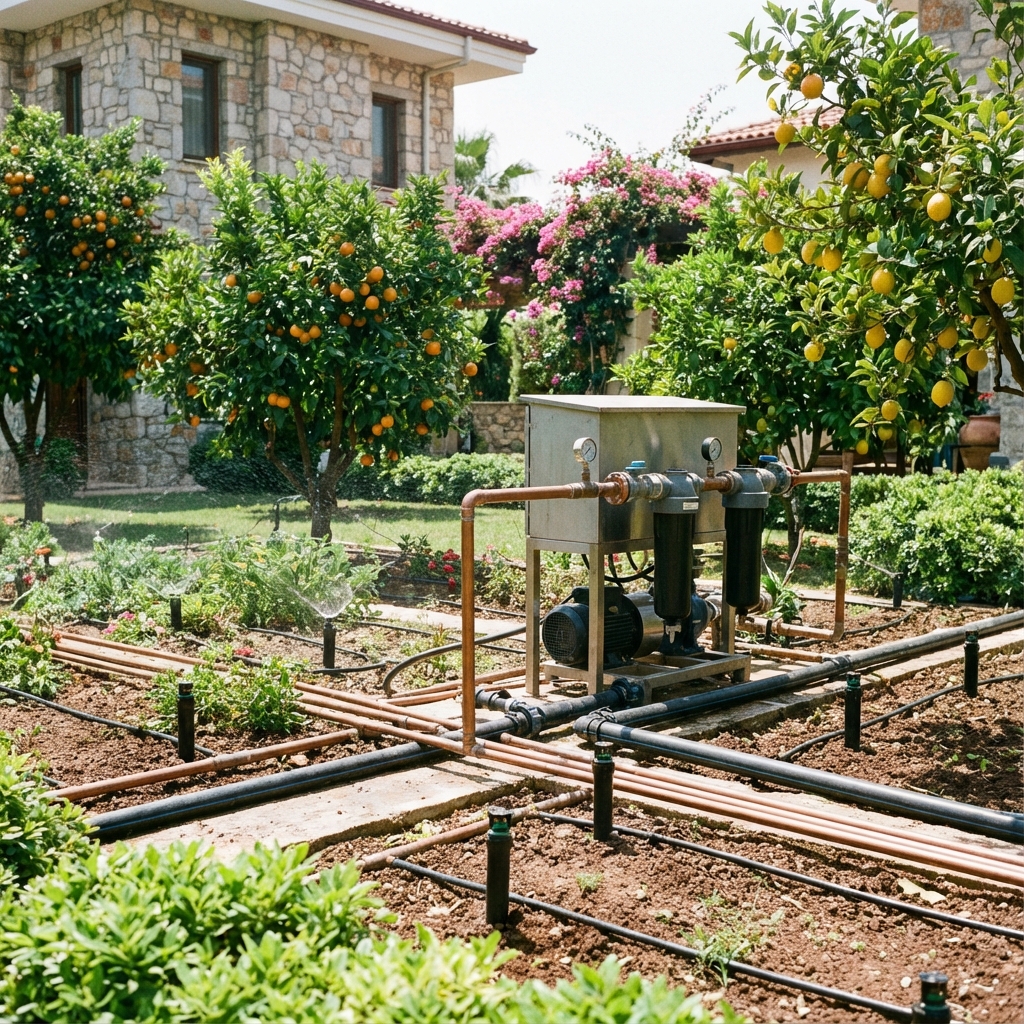Bahçeli Evlerde Sulama Tesisatı ve Kuyu Pompası Tamiri