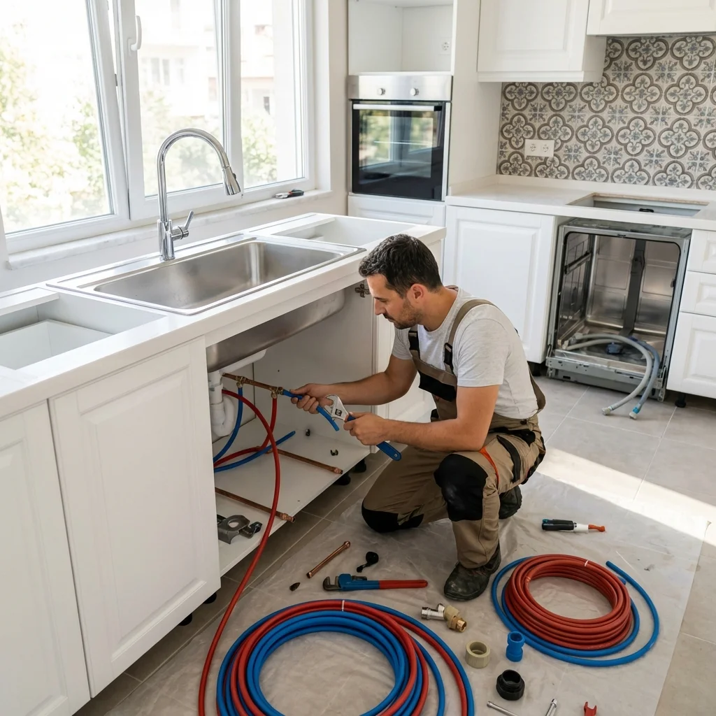 Mutfak Tesisat Renovasyonu Antalya